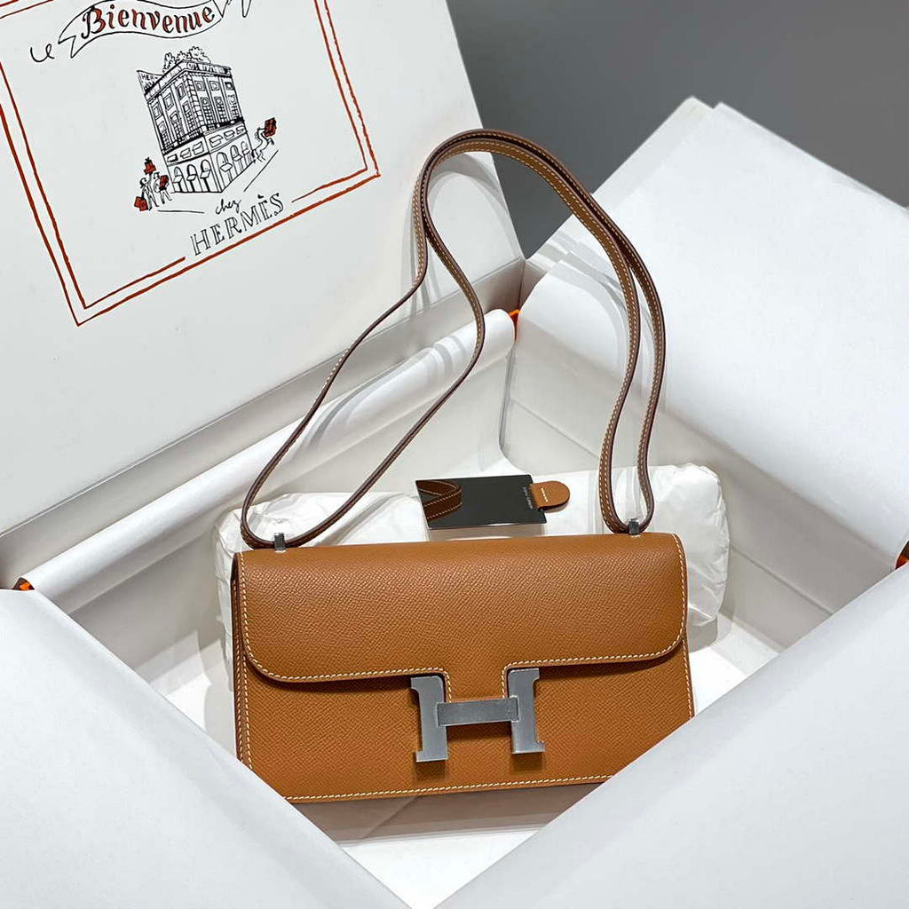 Hermes Constance Long to Go Wallet Bag Epsom Leather H28702