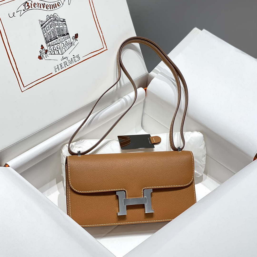 Hermes Constance Long to Go Wallet Bag Epsom Leather H28702