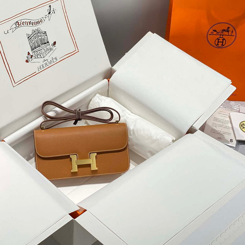 Hermes Constance Long to Go Wallet Bag Epsom Leather H28702
