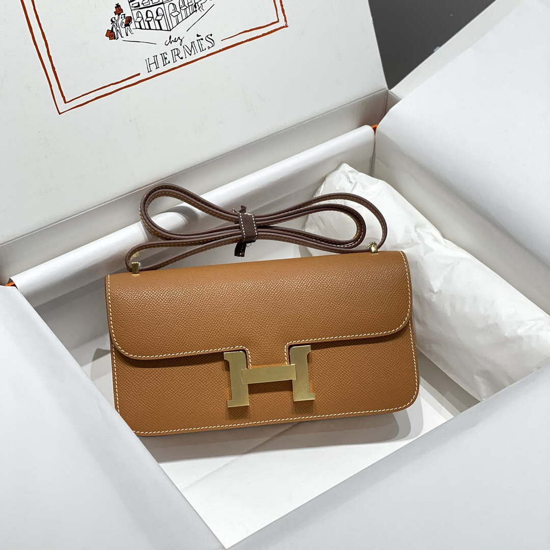 Hermes Constance Long to Go Wallet Bag Epsom Leather H28702