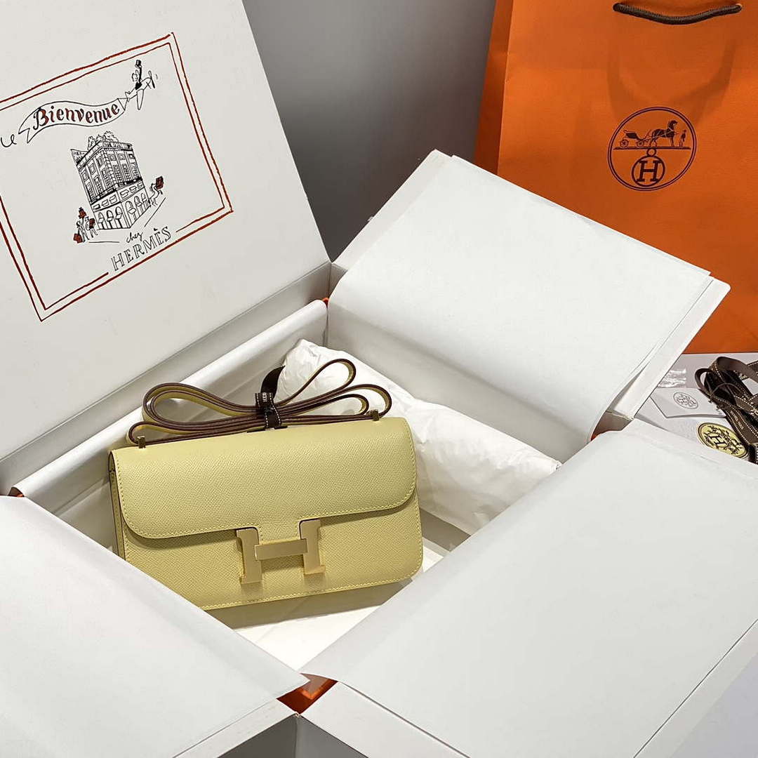 Hermes Constance Long to Go Wallet Bag Epsom Leather H28703