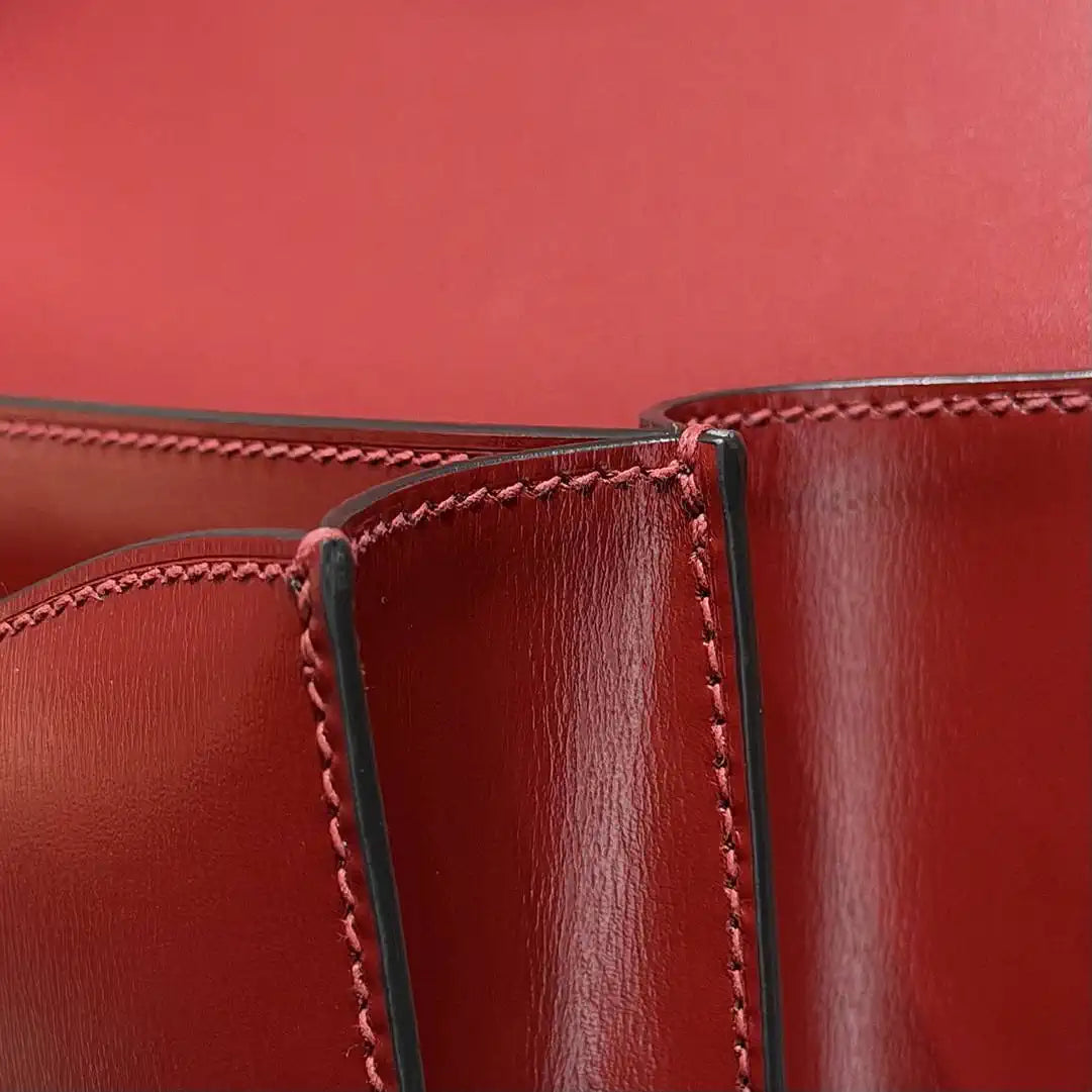 Hermes Constance Shoulder Bags Box Leather Silver H28500