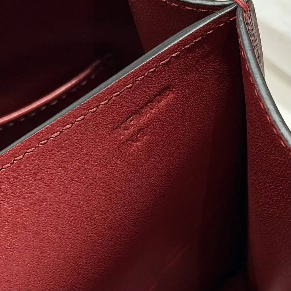 Hermes Constance Shoulder Bags Box Leather Silver H28500