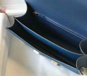 Hermes Constance Shoulder Bags Epsom Leather Silver H28417 - 18CM - View 9
