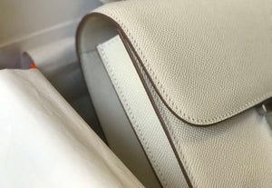 Hermes Constance Shoulder Bags Epsom Leather Silver H28419 - 18CM - View 5