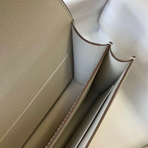 Hermes Constance Shoulder Bags Epsom Leather Silver H28419 - 18CM - View 9