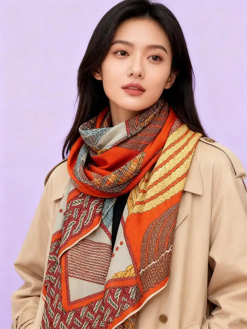 Hermes Dressage Tressage Scarves Fashion Scarf H22800