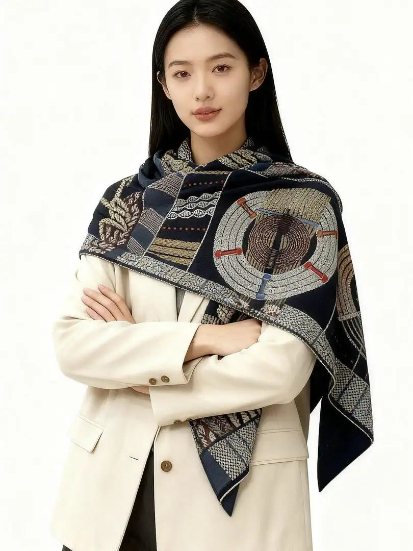 Hermes Dressage Tressage Scarves Fashion Scarf H22801