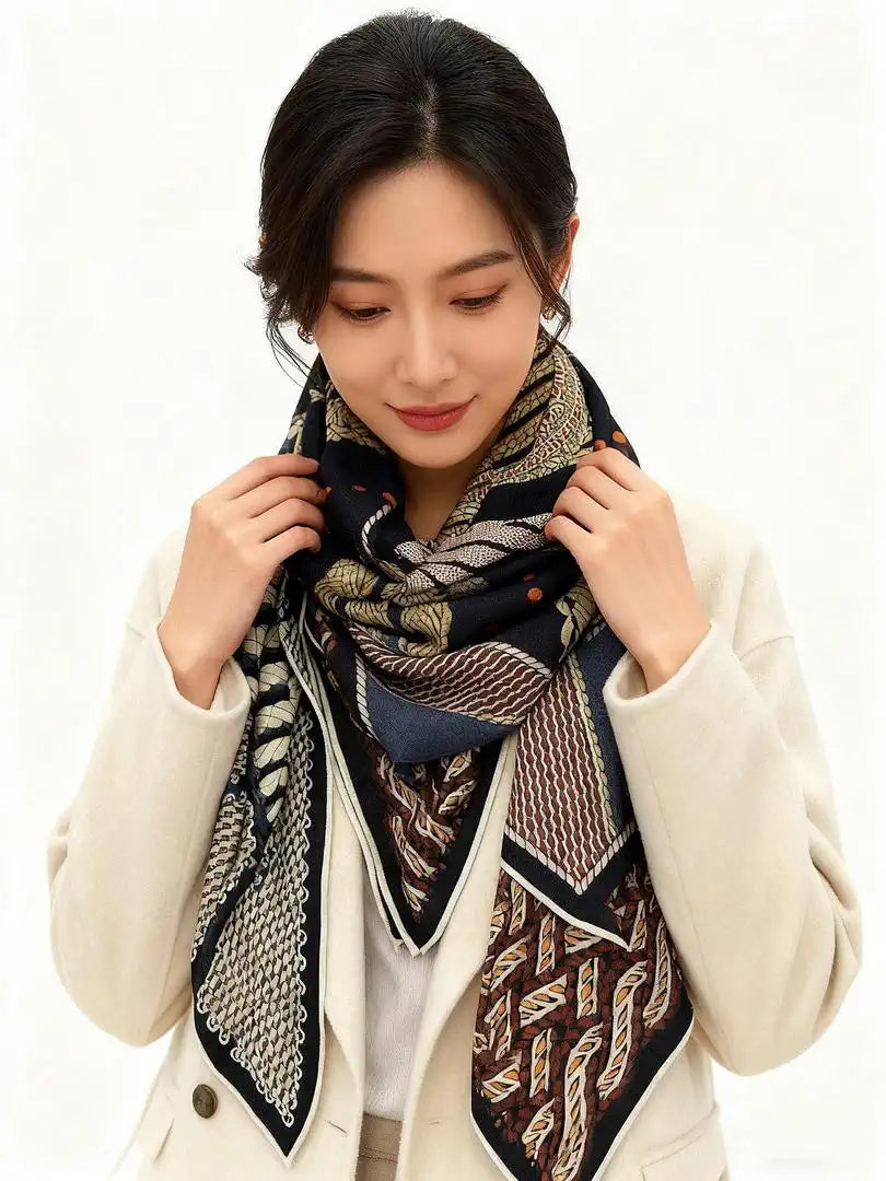 Hermes Dressage Tressage Scarves Fashion Scarf H22801