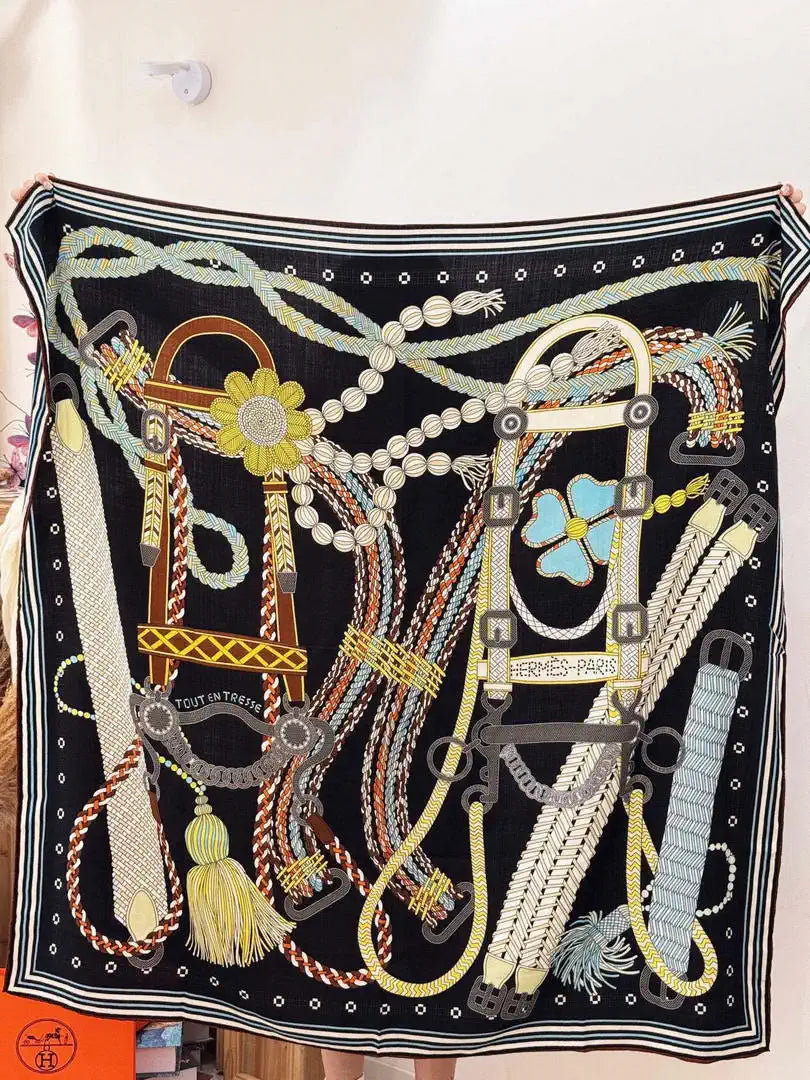 Hermes Dressage Tressage Scarves Fashion Scarf H22810