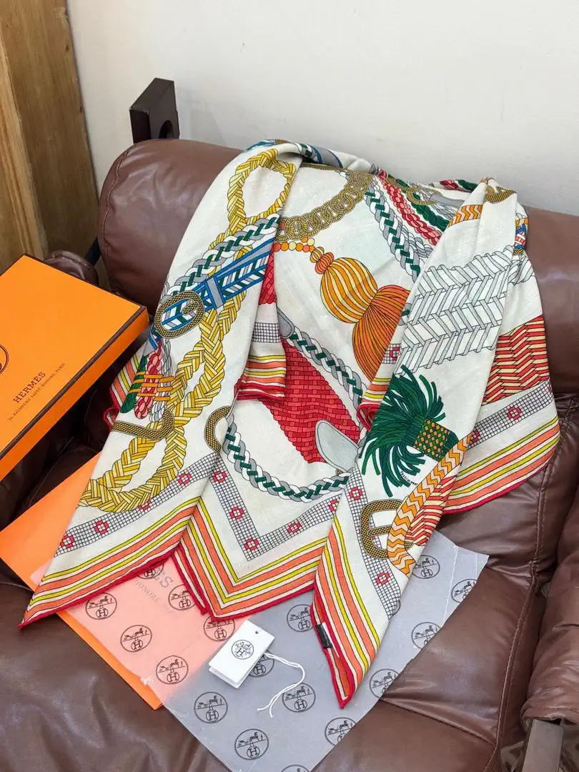 Hermes Dressage Tressage Scarves Fashion Scarf H22811