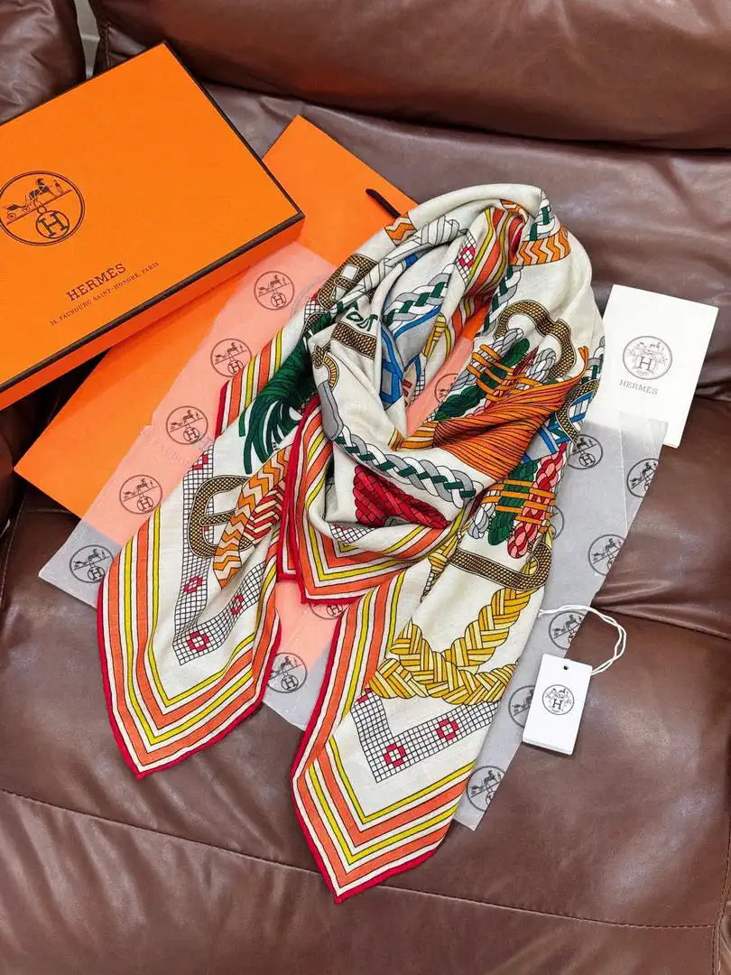 Hermes Dressage Tressage Scarves Fashion Scarf H22811