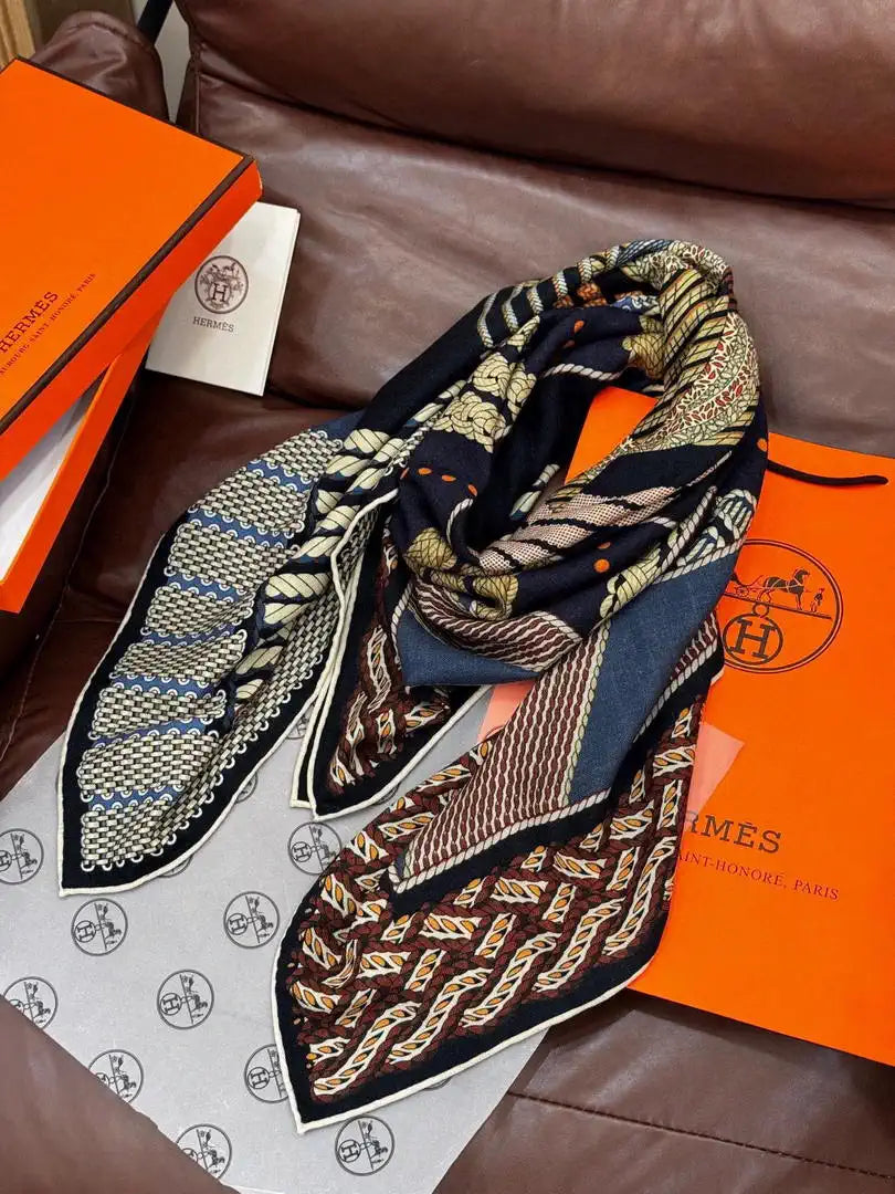 Hermes Dressage Tressage Scarves Fashion Scarf H22801