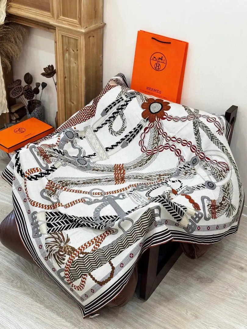 Hermes Dressage Tressage Scarves Fashion Scarf H22813