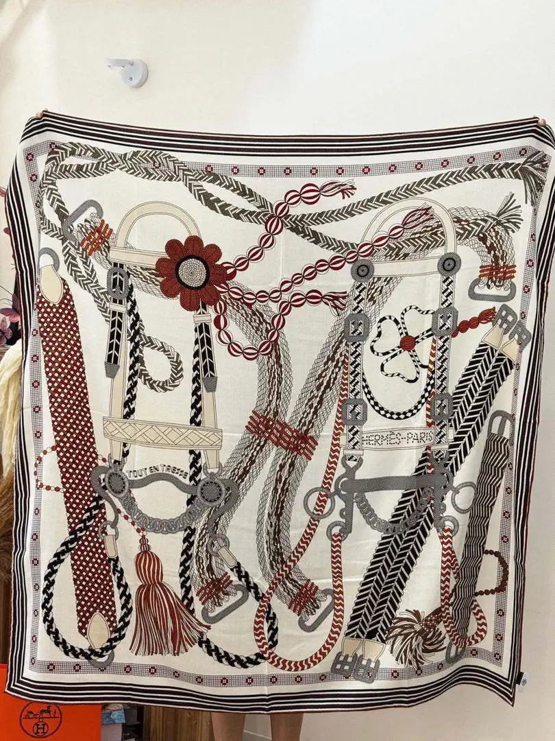 Hermes Dressage Tressage Scarves Fashion Scarf H22813
