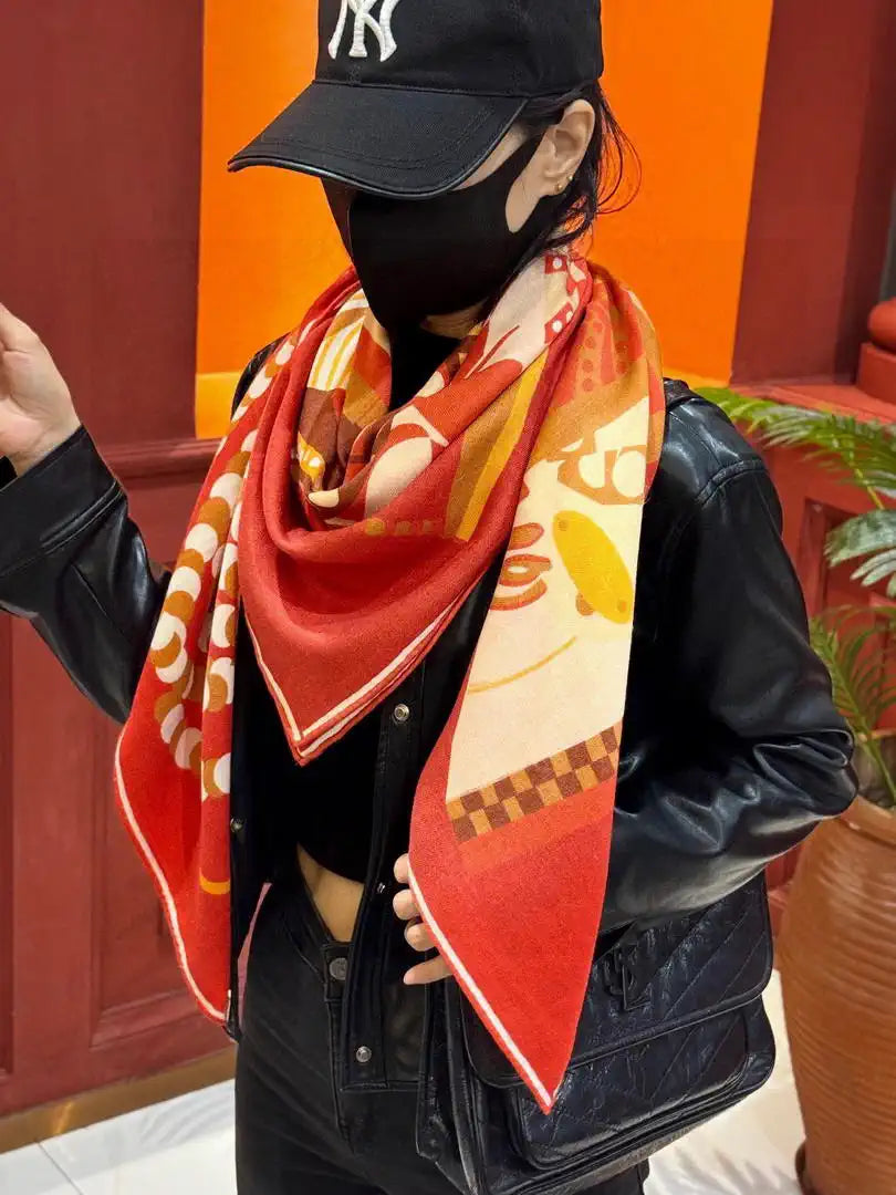 Hermes Dressage Tressage Scarves Fashion Scarf H22812