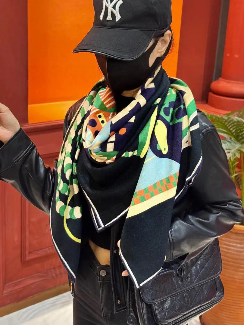Hermes Dressage Tressage Scarves Fashion Scarf H22814