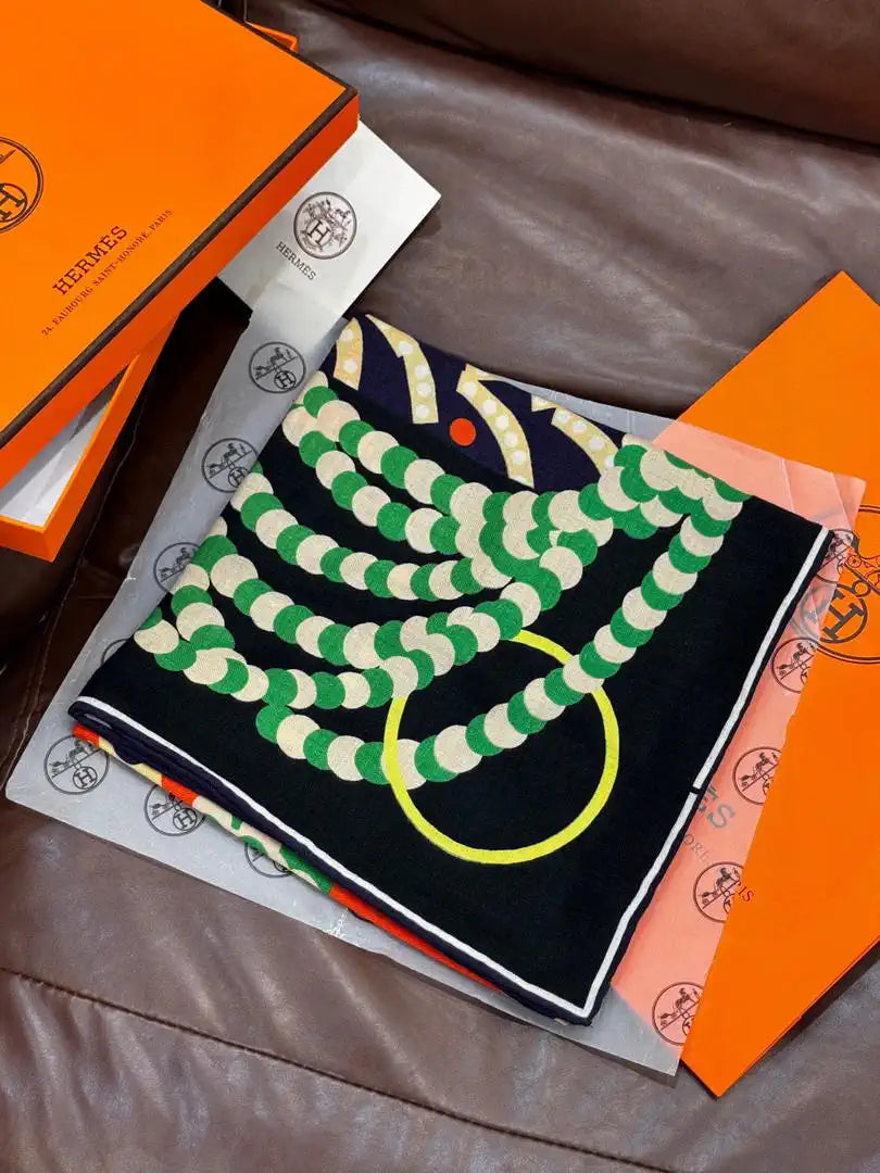 Hermes Dressage Tressage Scarves Fashion Scarf H22814