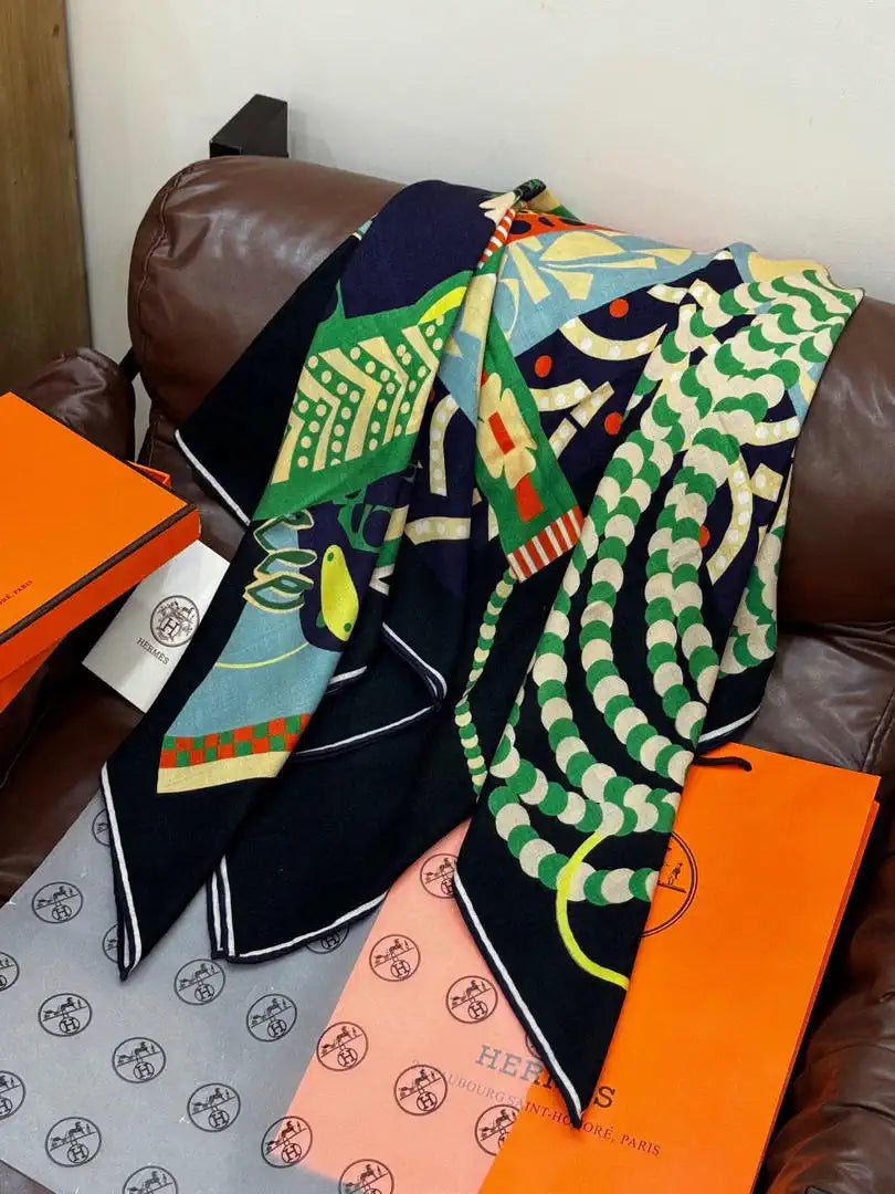 Hermes Dressage Tressage Scarves Fashion Scarf H22814