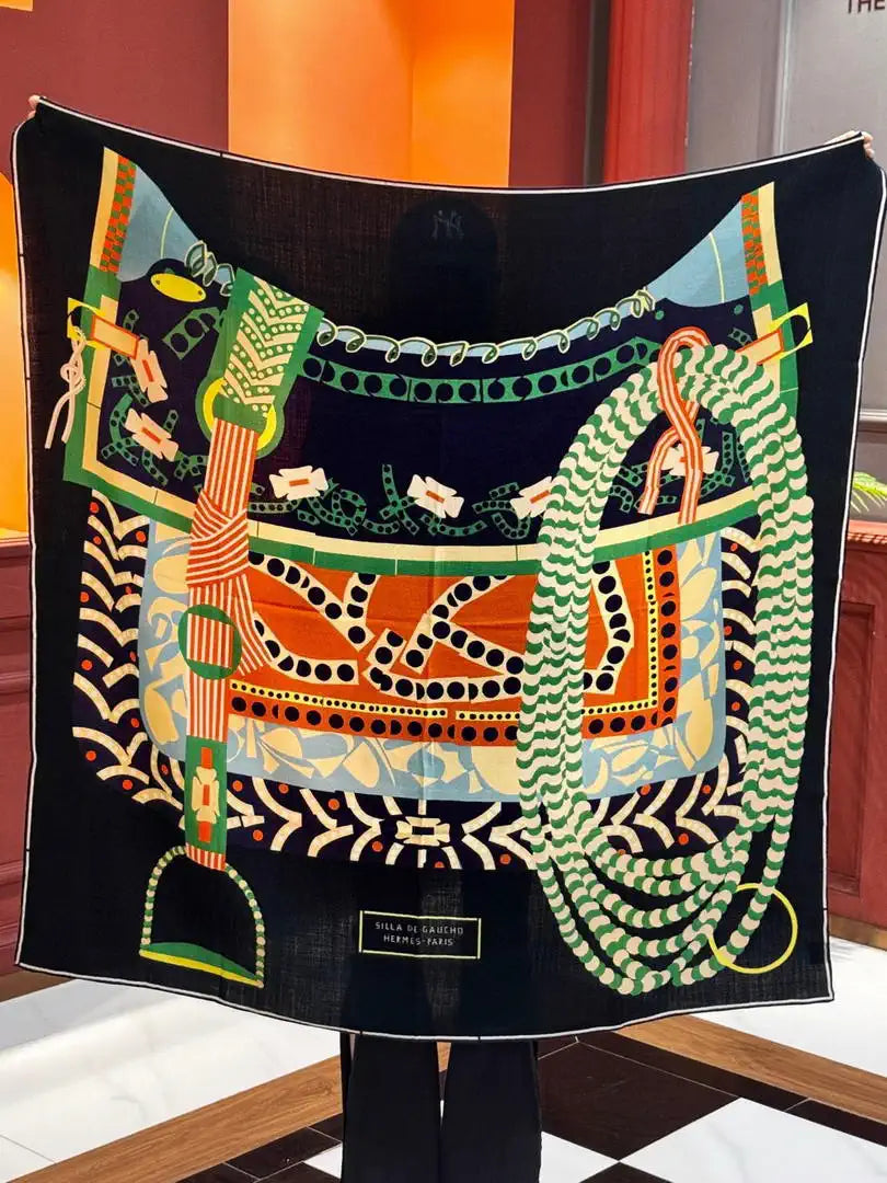 Hermes Dressage Tressage Scarves Fashion Scarf H22814