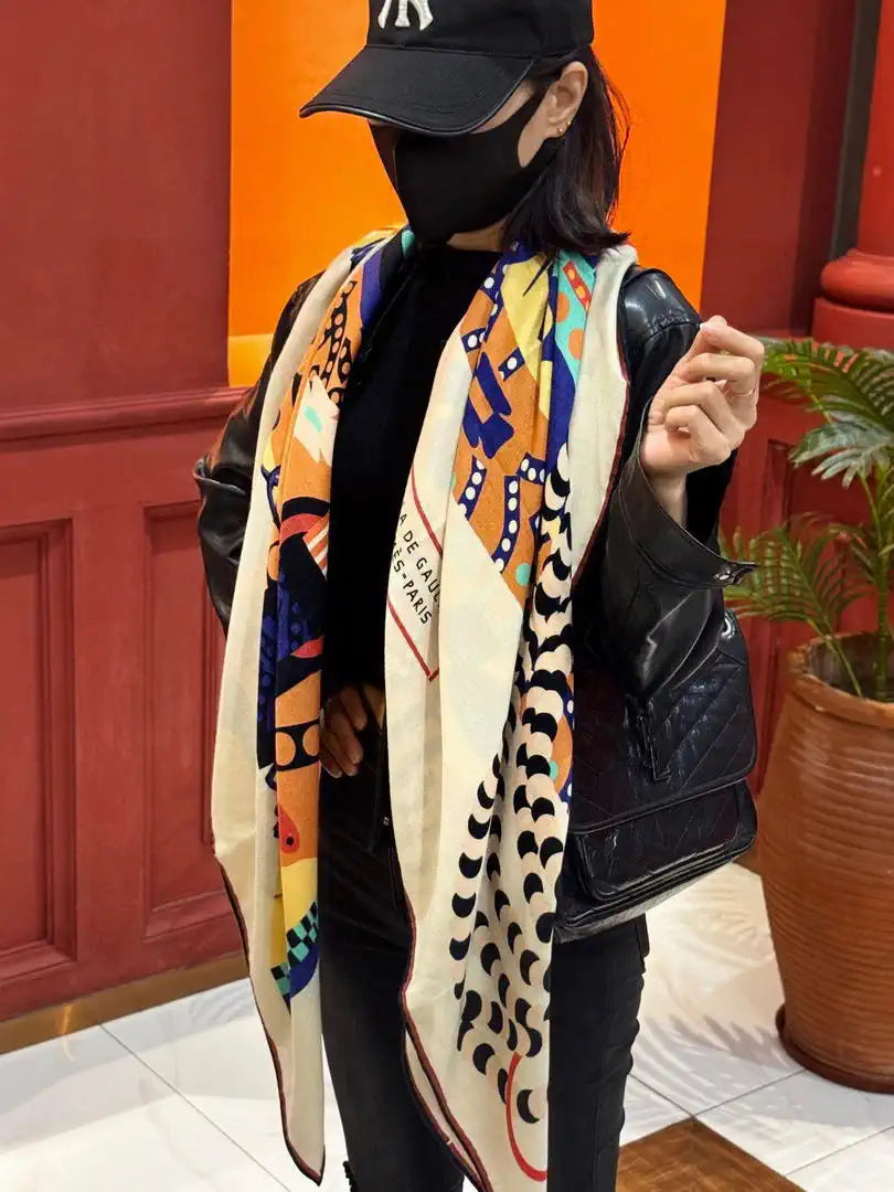 Hermes Dressage Tressage Scarves Fashion Scarf H22815