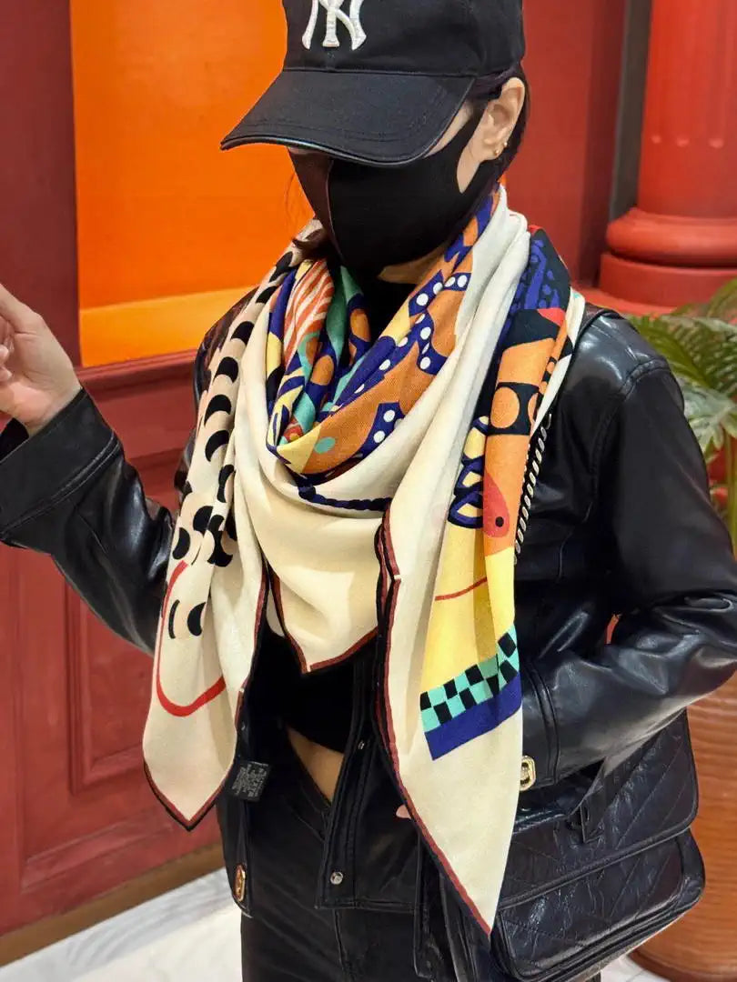 Hermes Dressage Tressage Scarves Fashion Scarf H22815