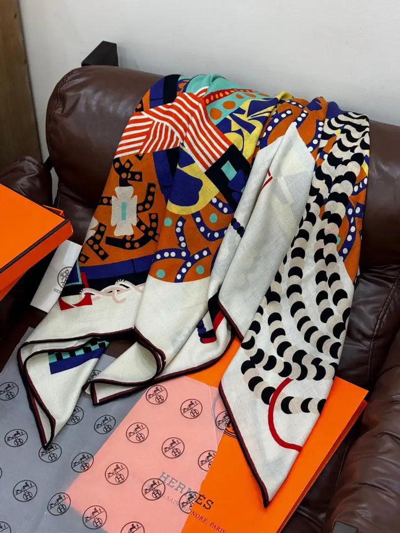 Hermes Dressage Tressage Scarves Fashion Scarf H22815