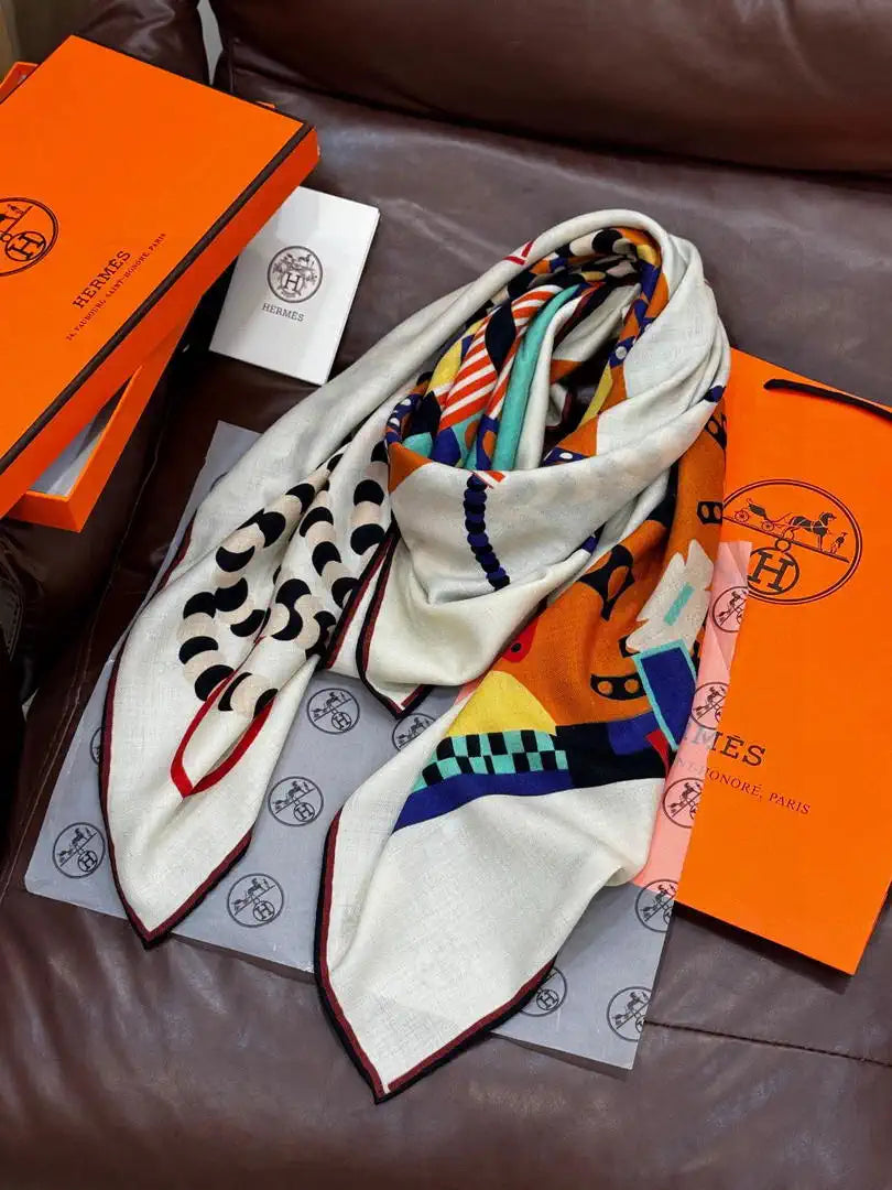 Hermes Dressage Tressage Scarves Fashion Scarf H22815