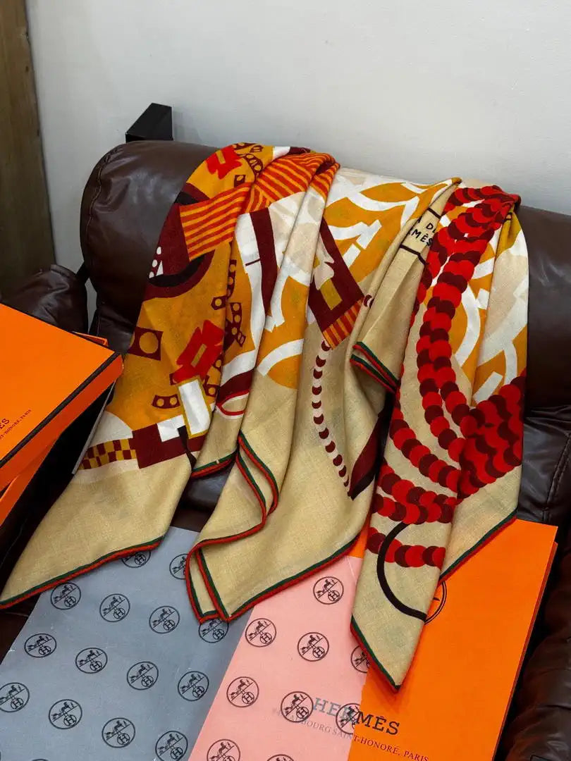 Hermes Dressage Tressage Scarves Fashion Scarf H22816