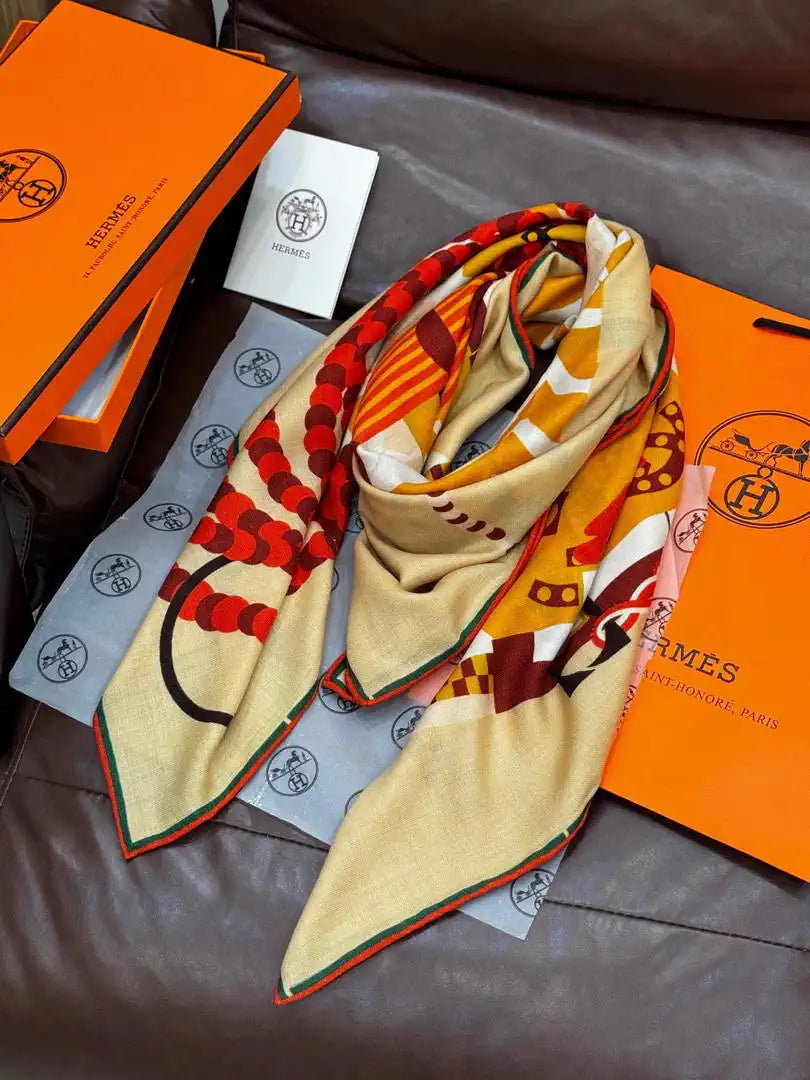 Hermes Dressage Tressage Scarves Fashion Scarf H22816