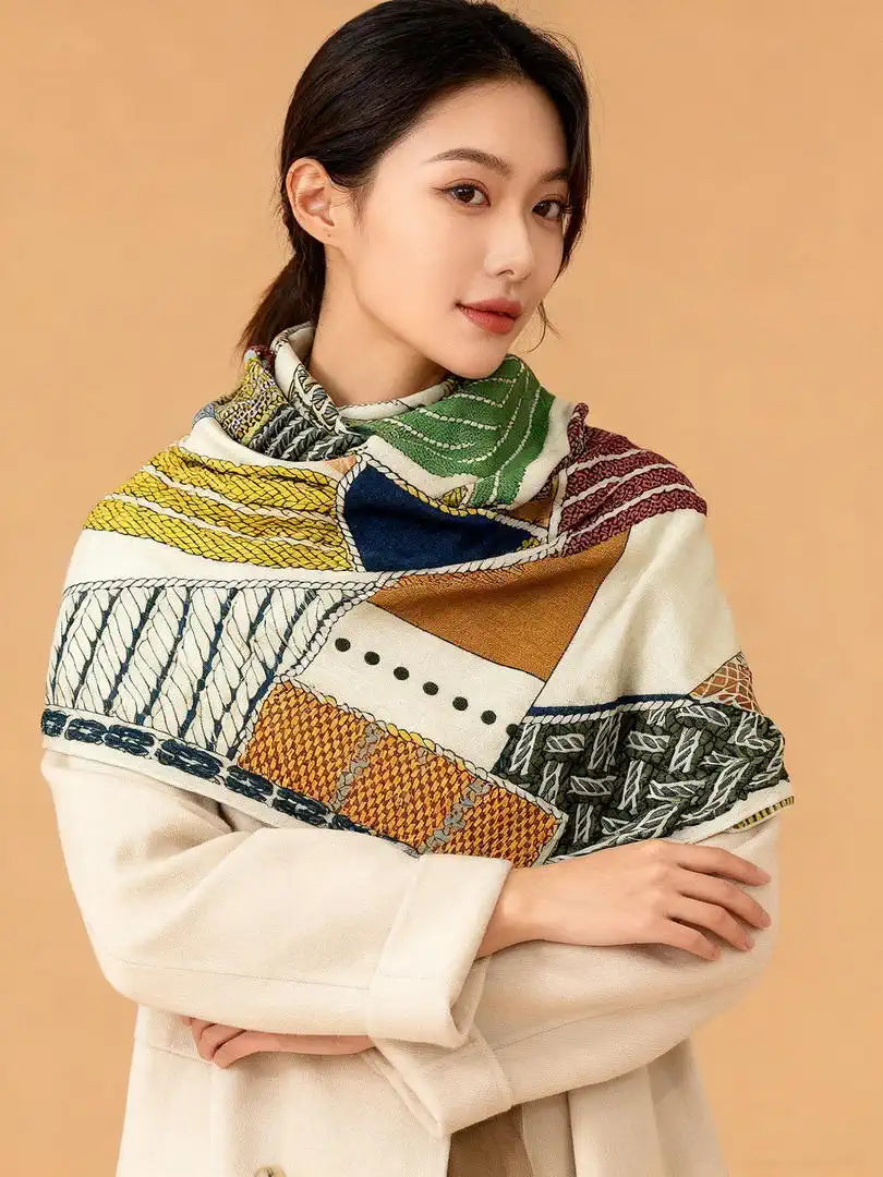 Hermes Dressage Tressage Scarves Fashion Scarf H22802
