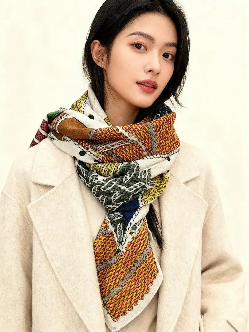 Hermes Dressage Tressage Scarves Fashion Scarf H22802