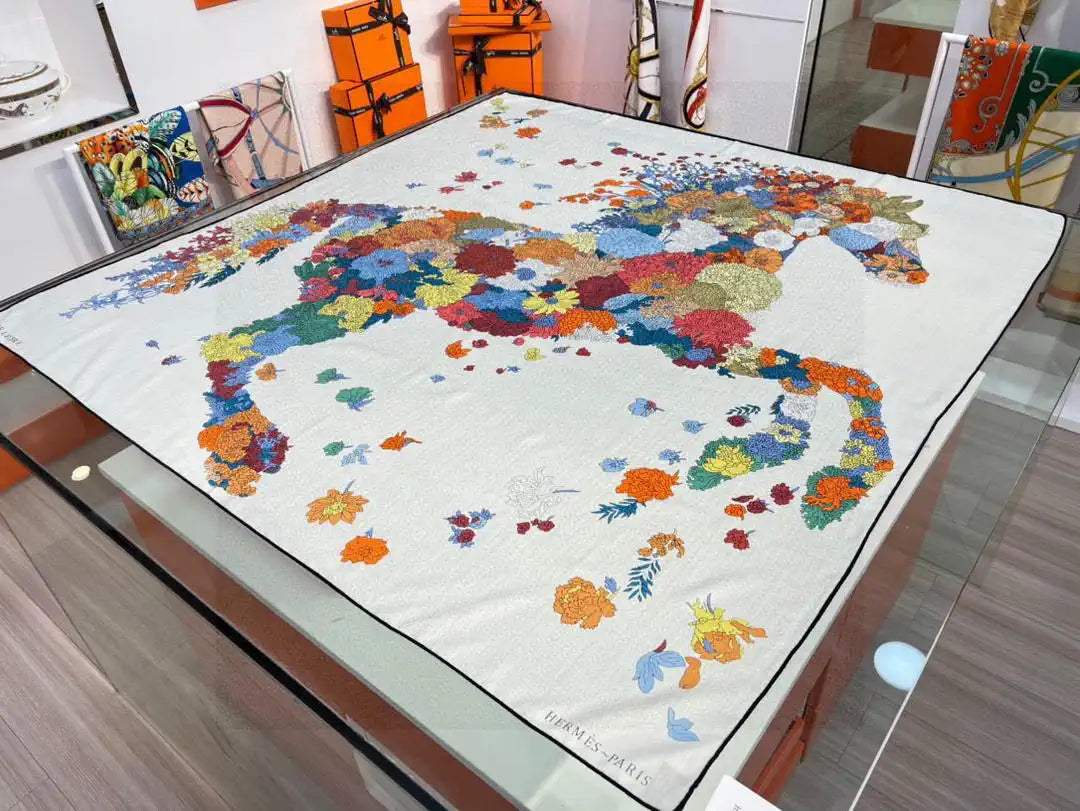 Hermes Dressage Tressage Scarves Fashion 140 Scarf H22822