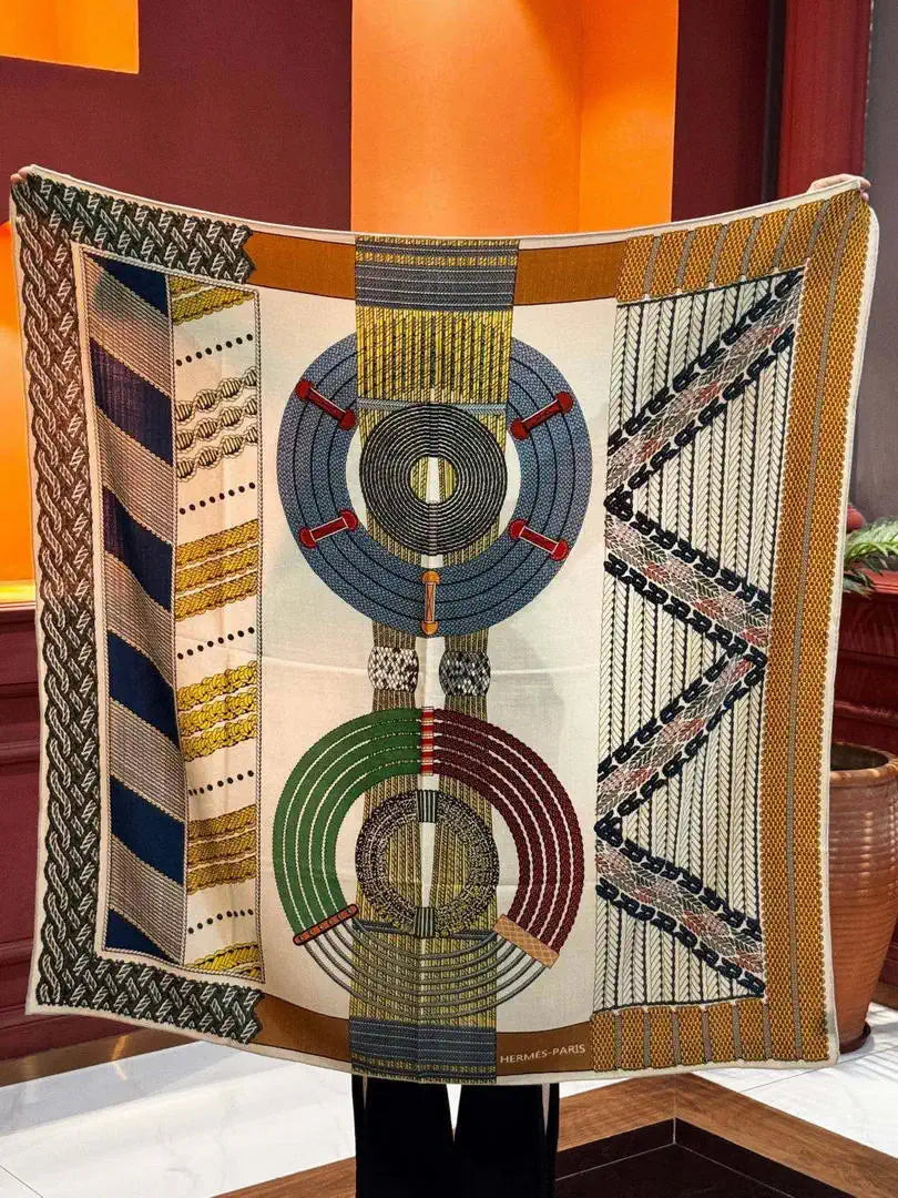 Hermes Dressage Tressage Scarves Fashion Scarf H22802