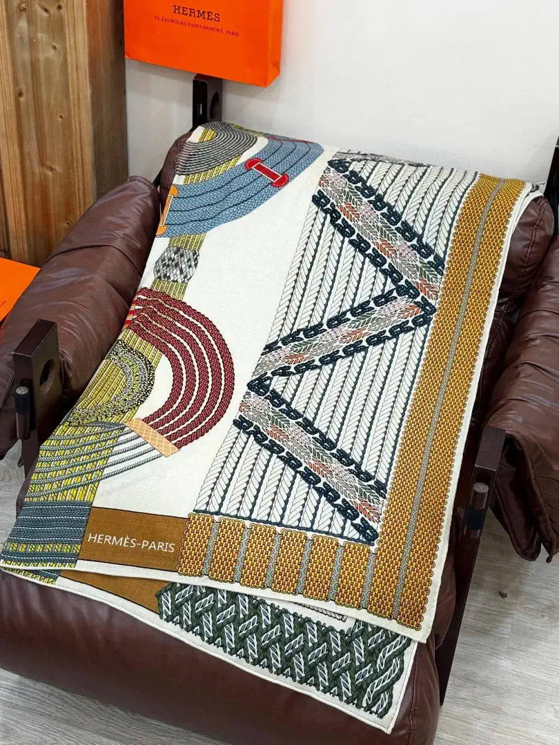 Hermes Dressage Tressage Scarves Fashion Scarf H22802