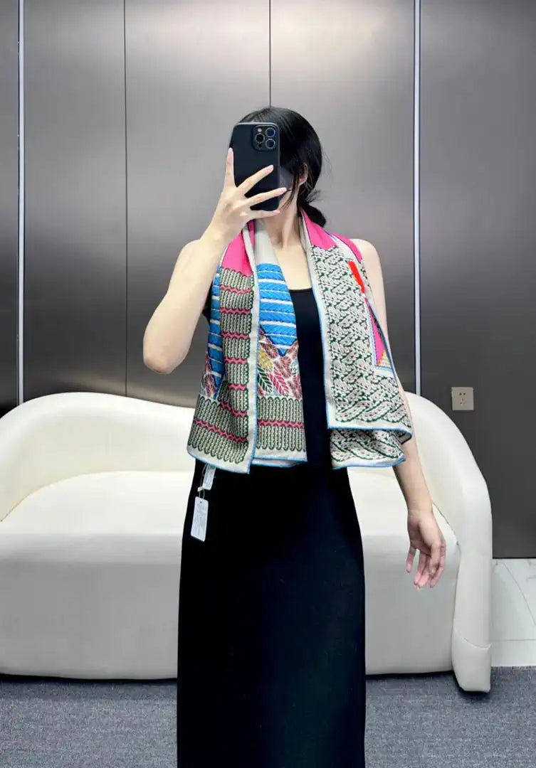 Hermes Dressage Tressage Scarves Fashion 140 Scarf H22833
