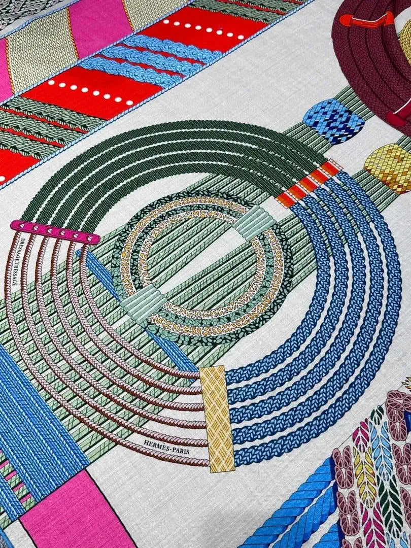 Hermes Dressage Tressage Scarves Fashion 140 Scarf H22833