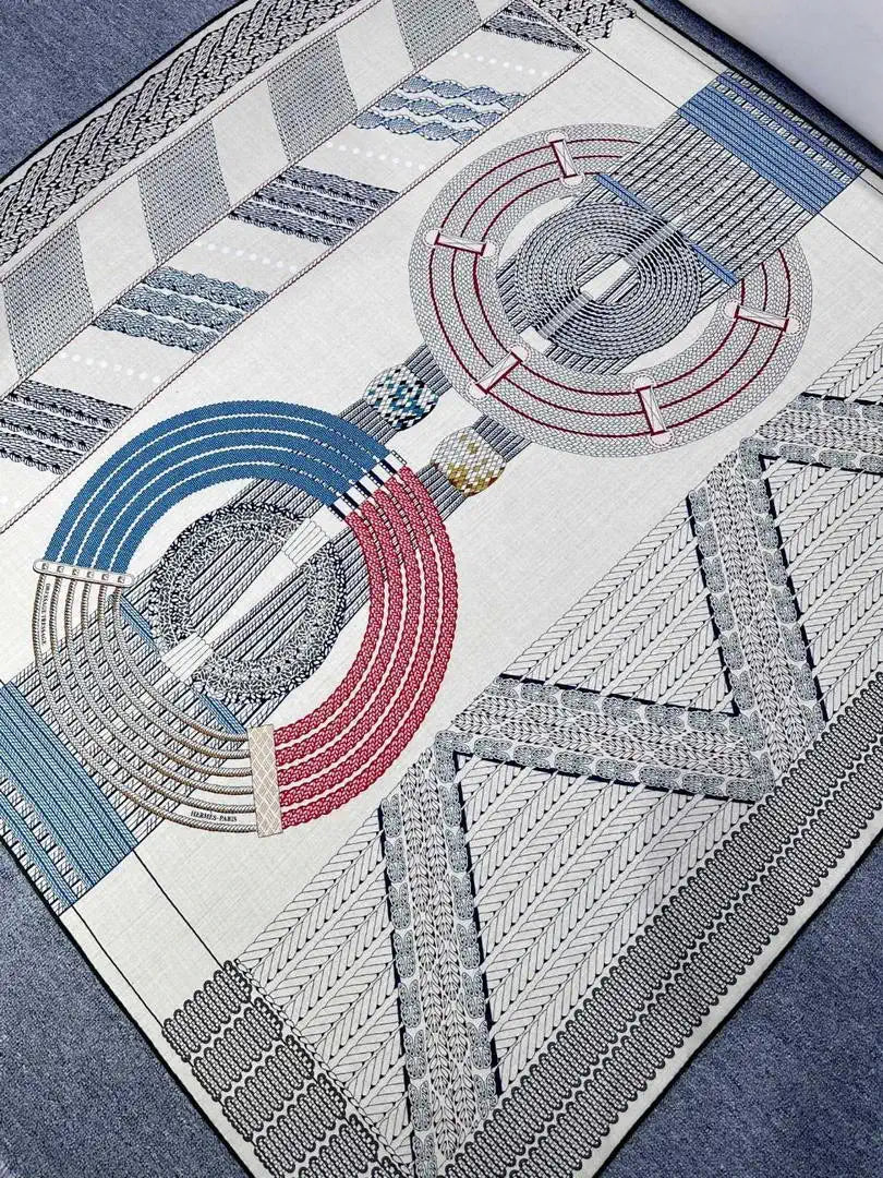 Hermes Dressage Tressage Scarves Fashion 140 Scarf H22834