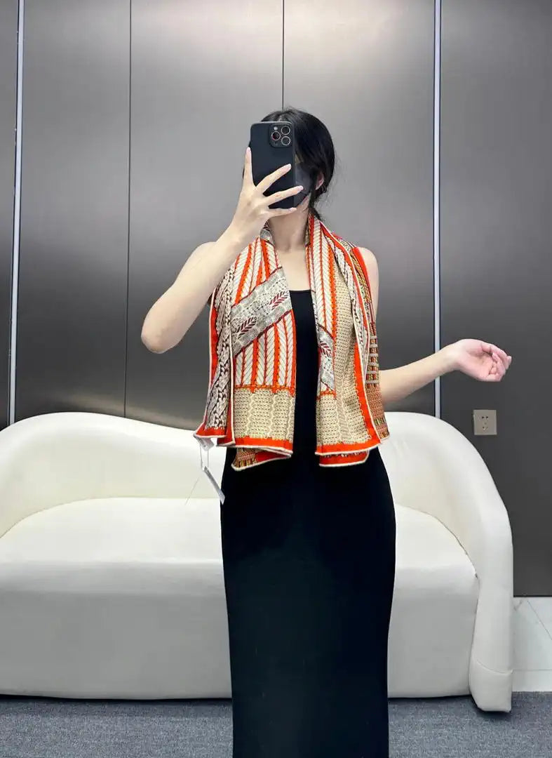 Hermes Dressage Tressage Scarves Fashion 140 Scarf H22835