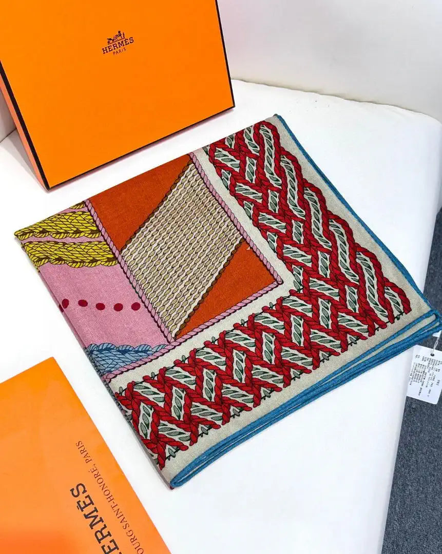Hermes Dressage Tressage Scarves Fashion 140 Scarf H22836