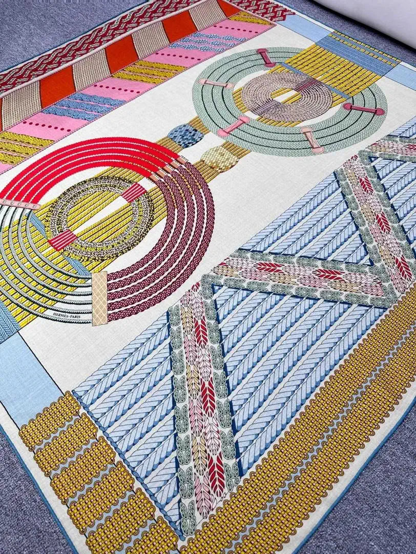 Hermes Dressage Tressage Scarves Fashion 140 Scarf H22836