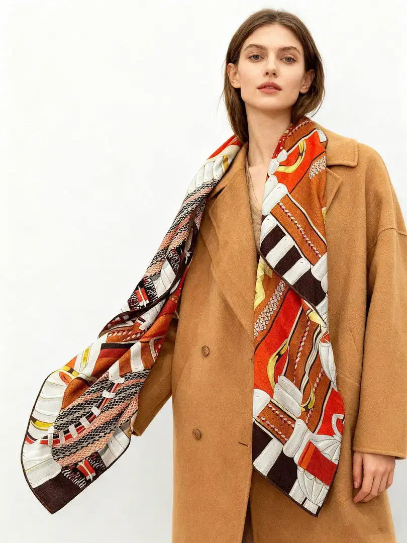 Hermes Dressage Tressage Scarves Fashion 140 Scarf H22837