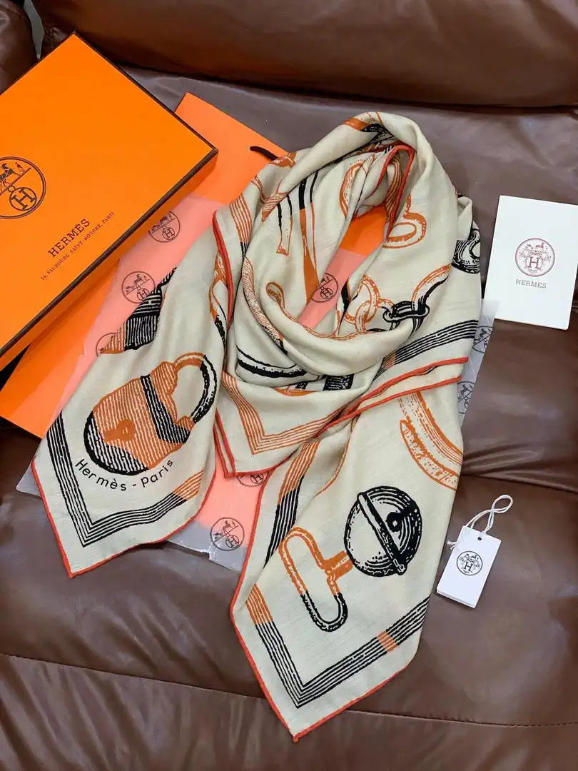 Hermes Dressage Tressage Scarves Fashion Scarf H22804