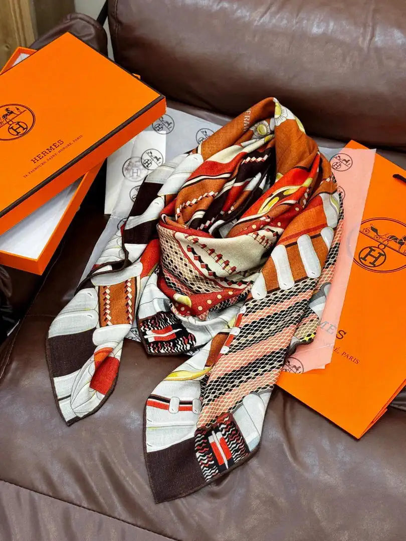 Hermes Dressage Tressage Scarves Fashion 140 Scarf H22837