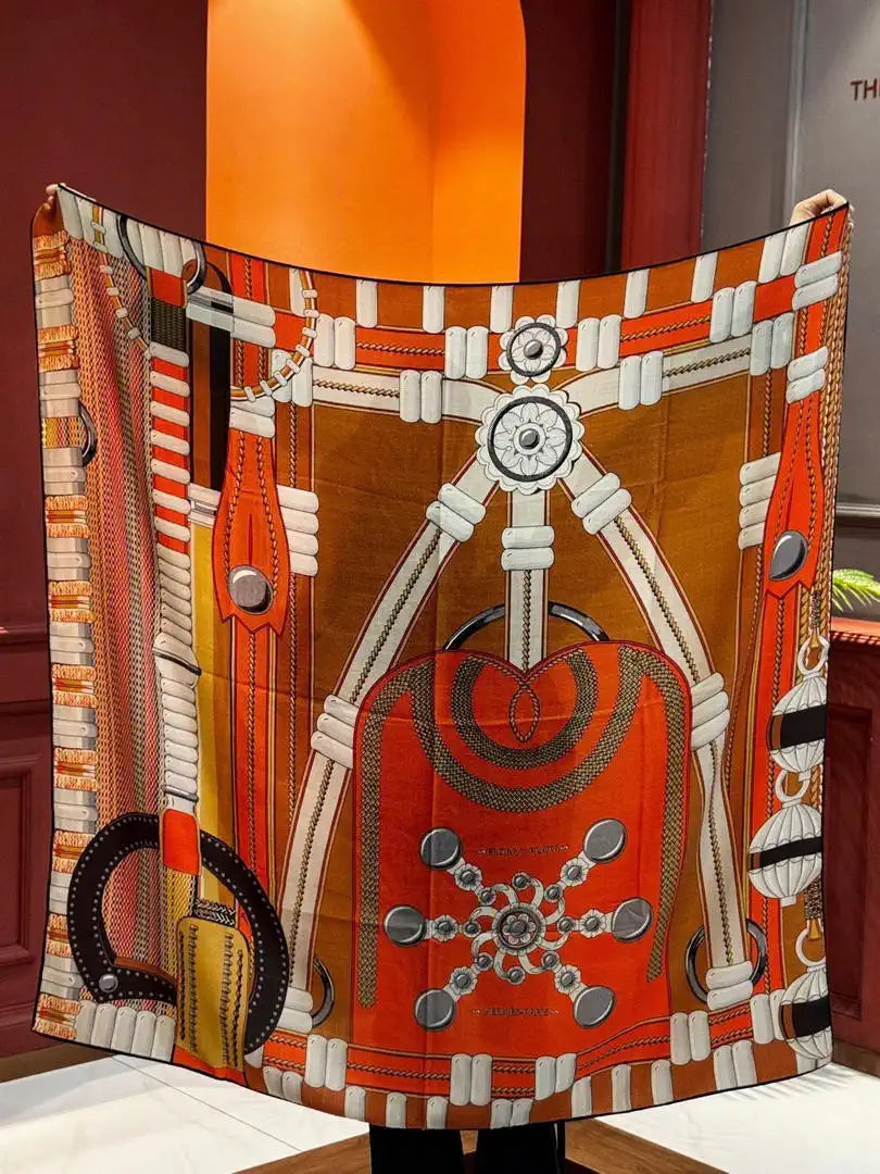 Hermes Dressage Tressage Scarves Fashion 140 Scarf H22837