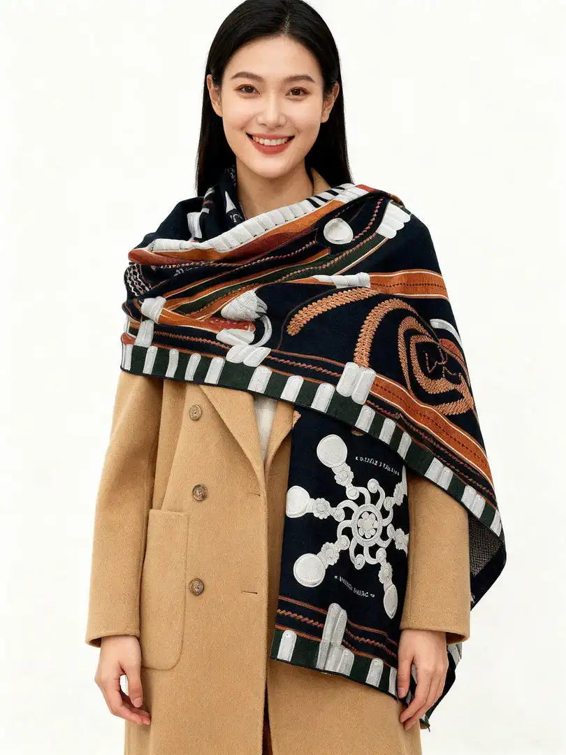 Hermes Dressage Tressage Scarves Fashion 140 Scarf H22838