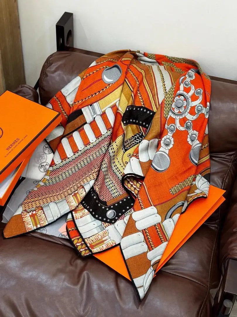 Hermes Dressage Tressage Scarves Fashion 140 Scarf H22839