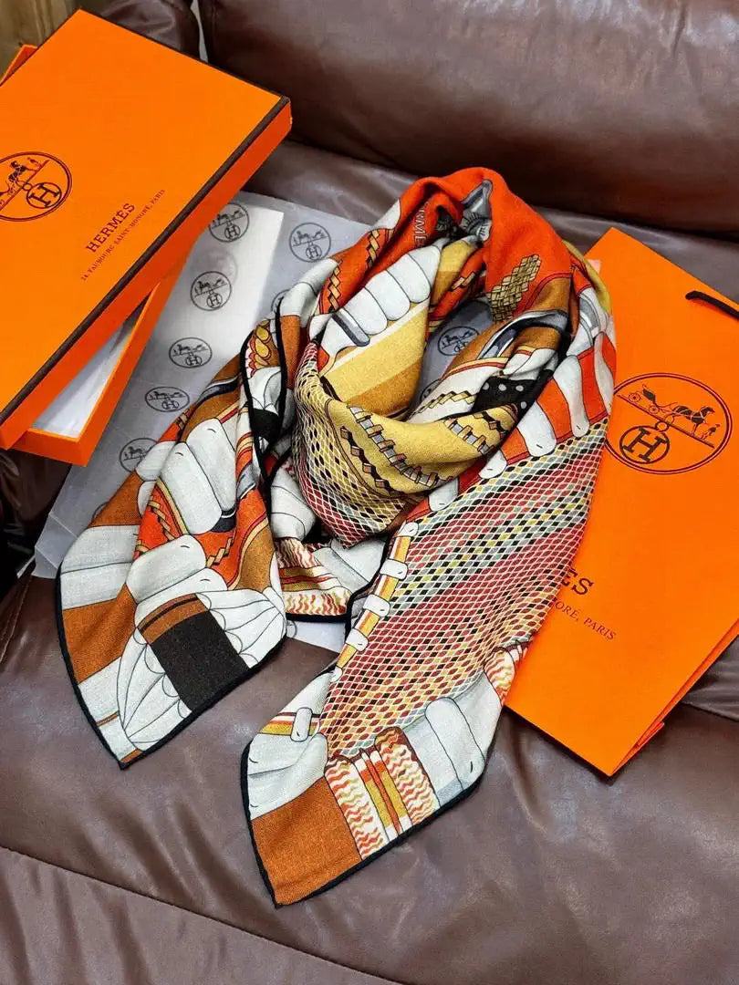 Hermes Dressage Tressage Scarves Fashion 140 Scarf H22839