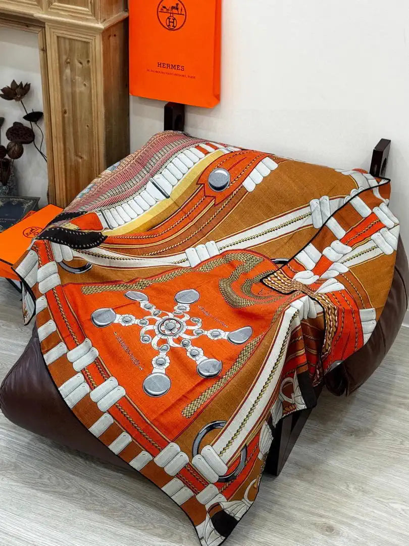 Hermes Dressage Tressage Scarves Fashion 140 Scarf H22839
