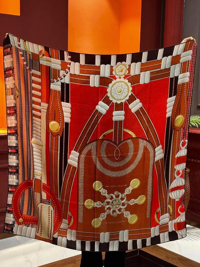 Hermes Dressage Tressage Scarves Fashion 140 Scarf H22839